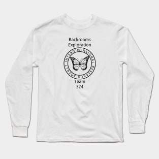 Backrooms Exploration Team Butterfly Long Sleeve T-Shirt